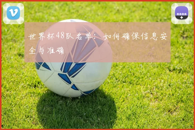 世界杯48队名单:如何确保信息安全与准确